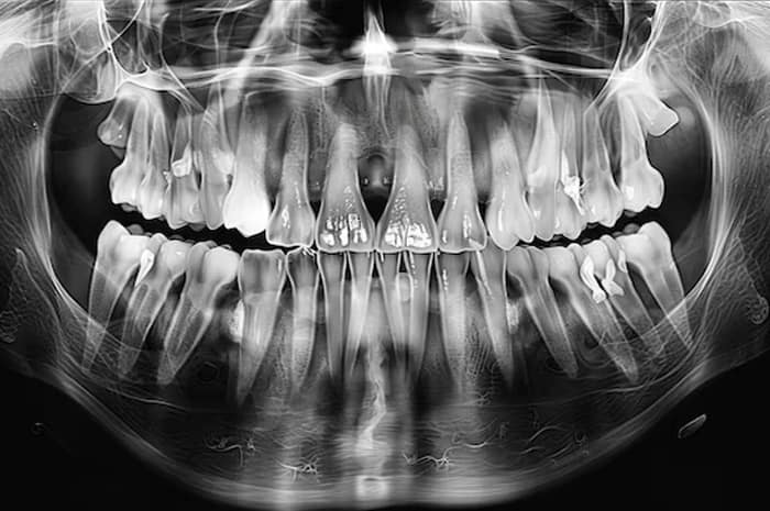 عکس دندان در پرند با دستگاه دیجیتال
